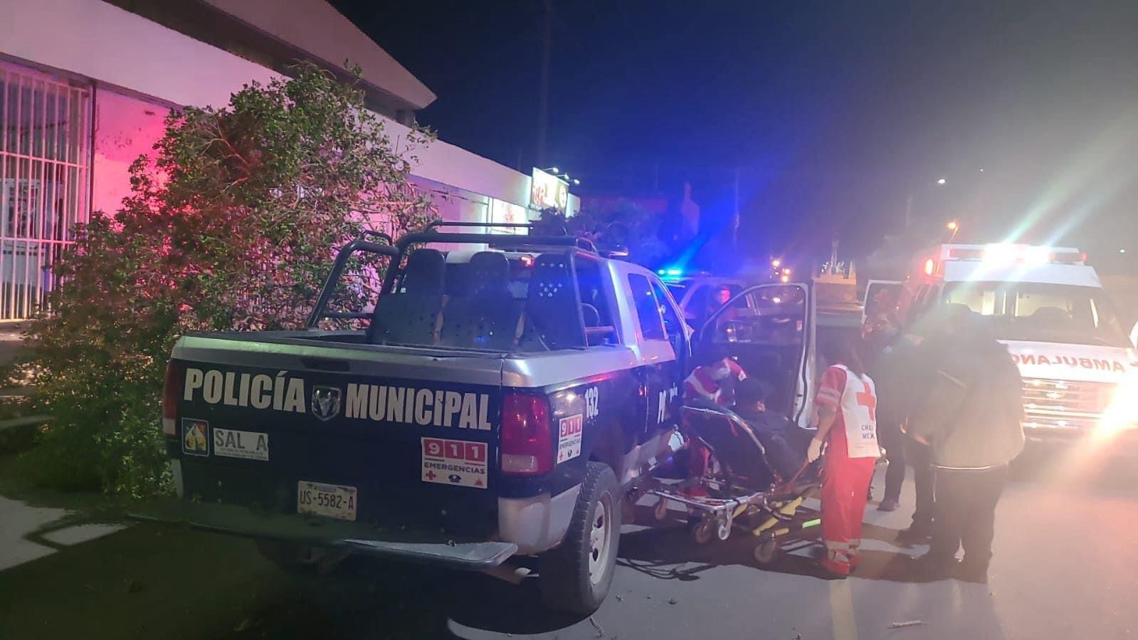 Tres Policías y un civil lesionados tras choque de patrulla