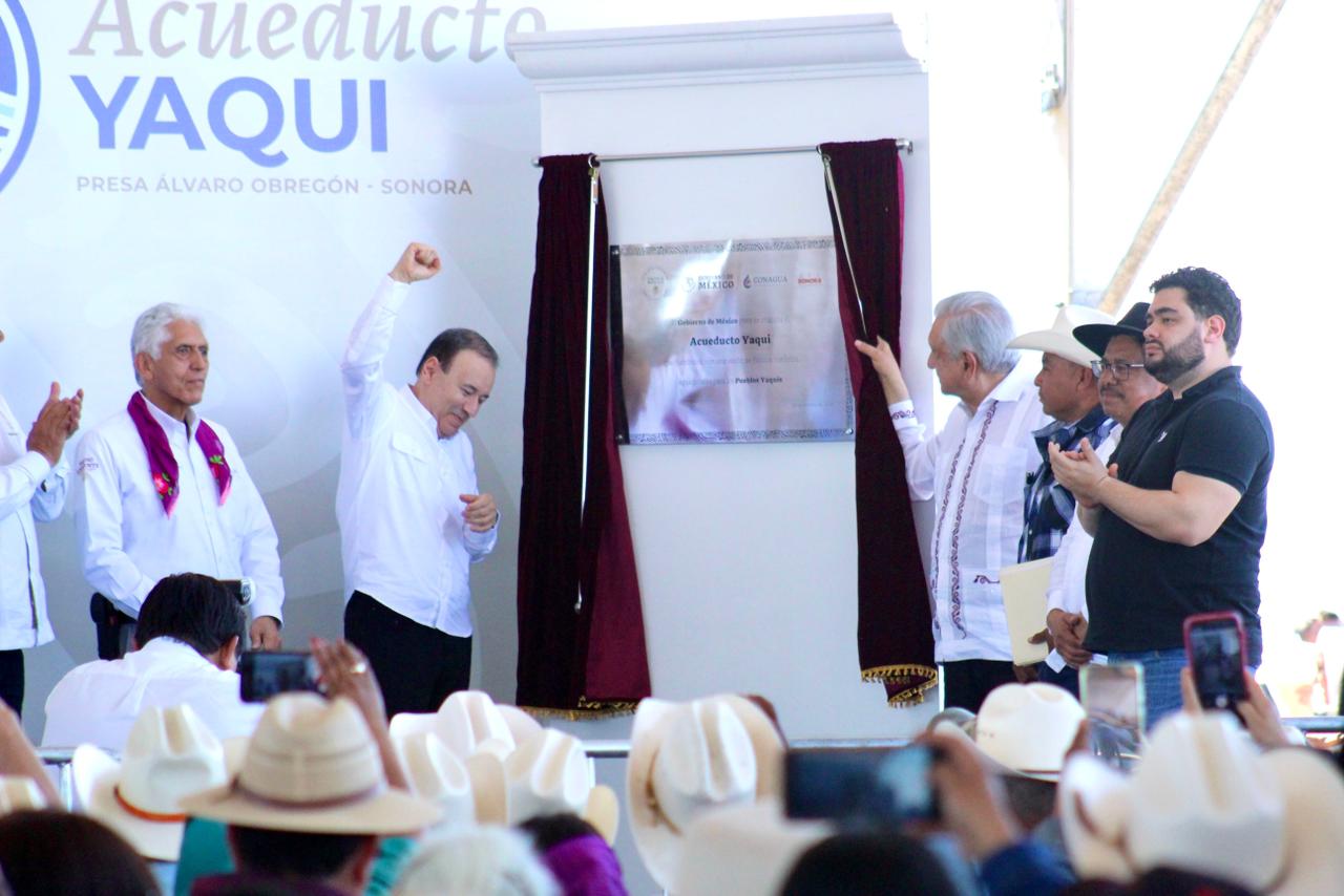 Ponen en marcha Acueducto Yaqui