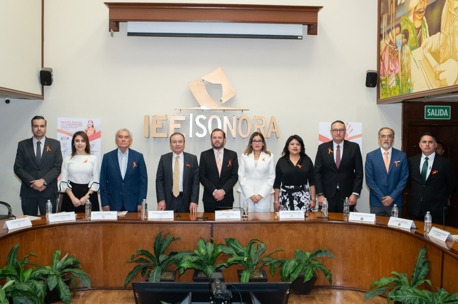 Pactan IEE Sonora, Gobierno del Estado, instituciones y partidos políticos por elecciones libres de violencia contra las mujeres