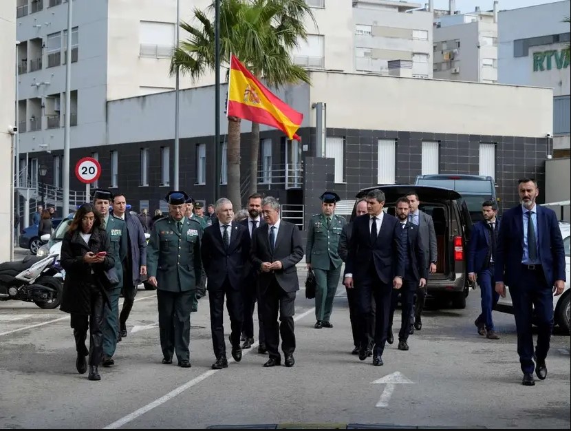 Detención de cinco narcotraficantes en relación con la muerte de dos guardias civiles en España