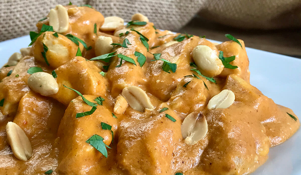 Receta de Pollo con Maní