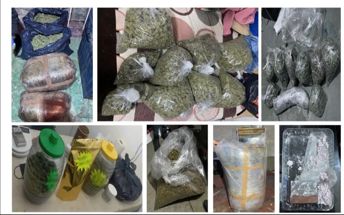 Incautación de 100 kilogramos de marihuana en Venustiano Carranza