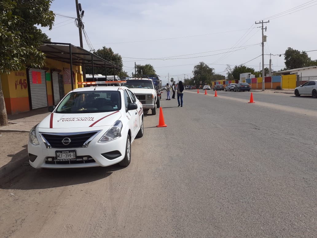 Resguarda Dirección Regional de Transporte unidades