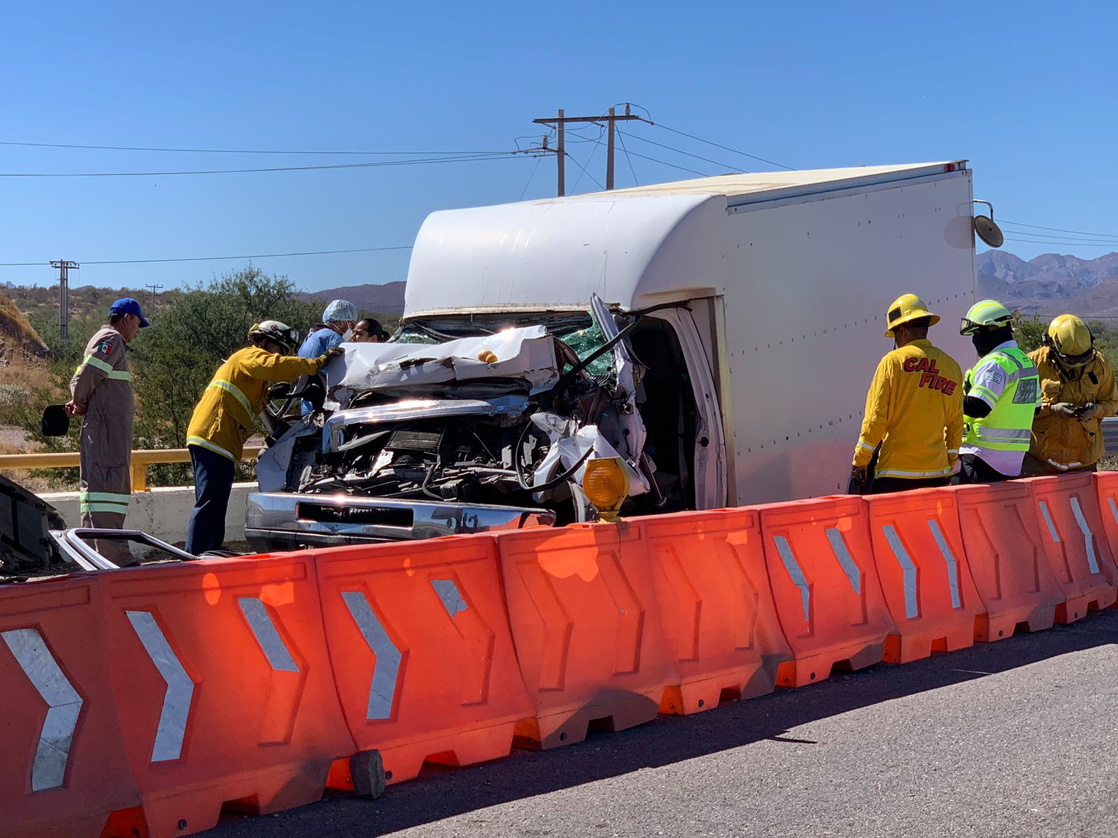 Muere chófer en choque