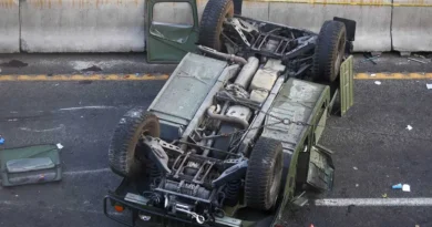 Muere militar tras volcadura en vehículo de la Sedena en carretera México-Pachuca
