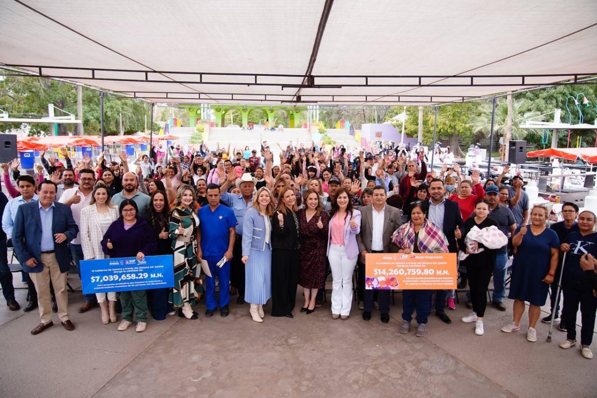 Entrega el Gobierno de Sonora más de 21 millones de pesos en Proyectos Productivos