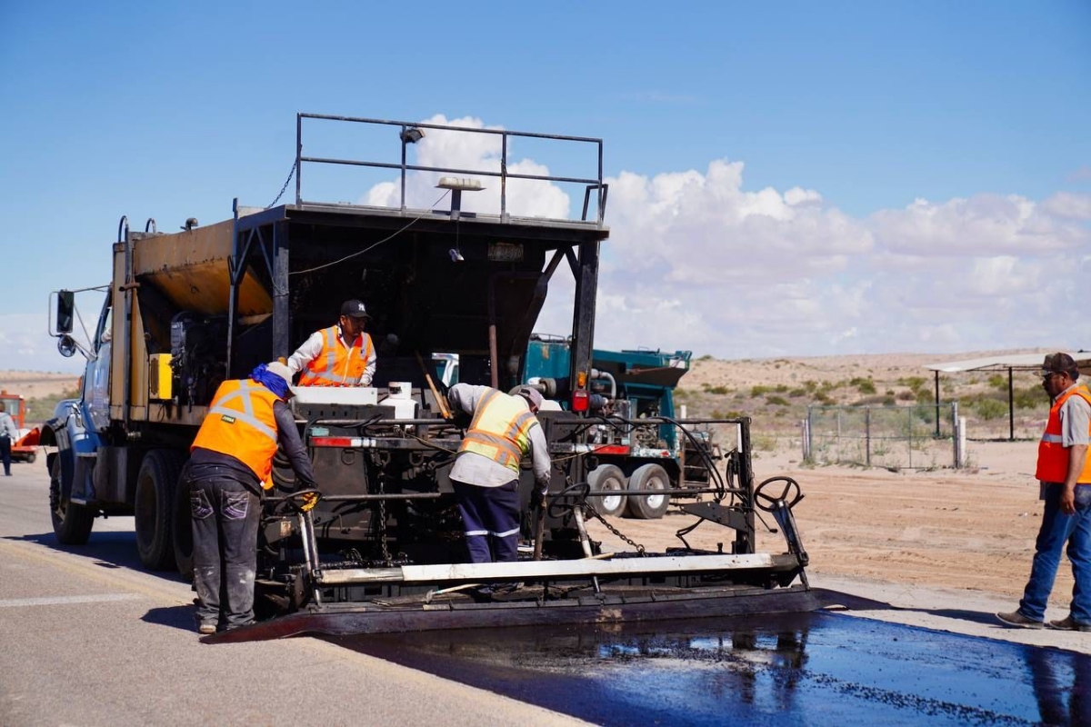 Inicia Gobernador Durazo obras de infraestructura vial e hídricas con inversión de 113.5 mdp