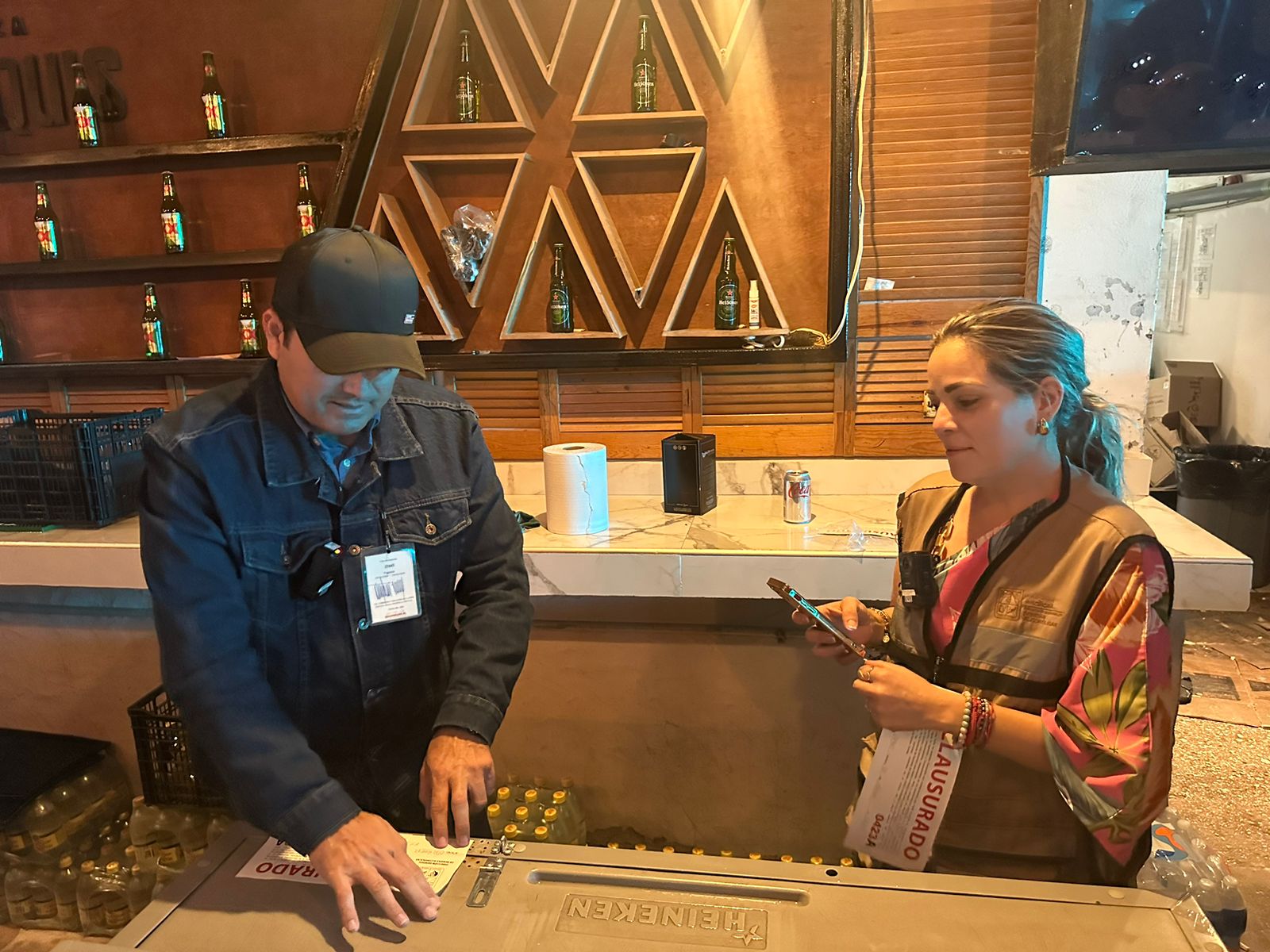 Clausura DGBA antro en San Carlos