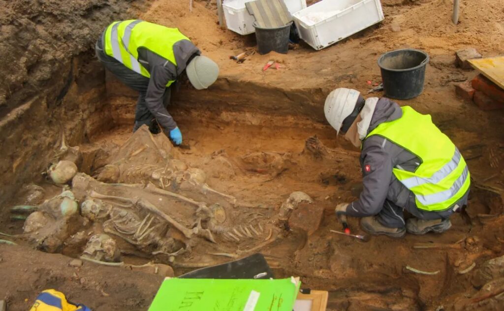 Descubren fosa masiva de la Peste Negra en Núremberg, Alemania 1 125