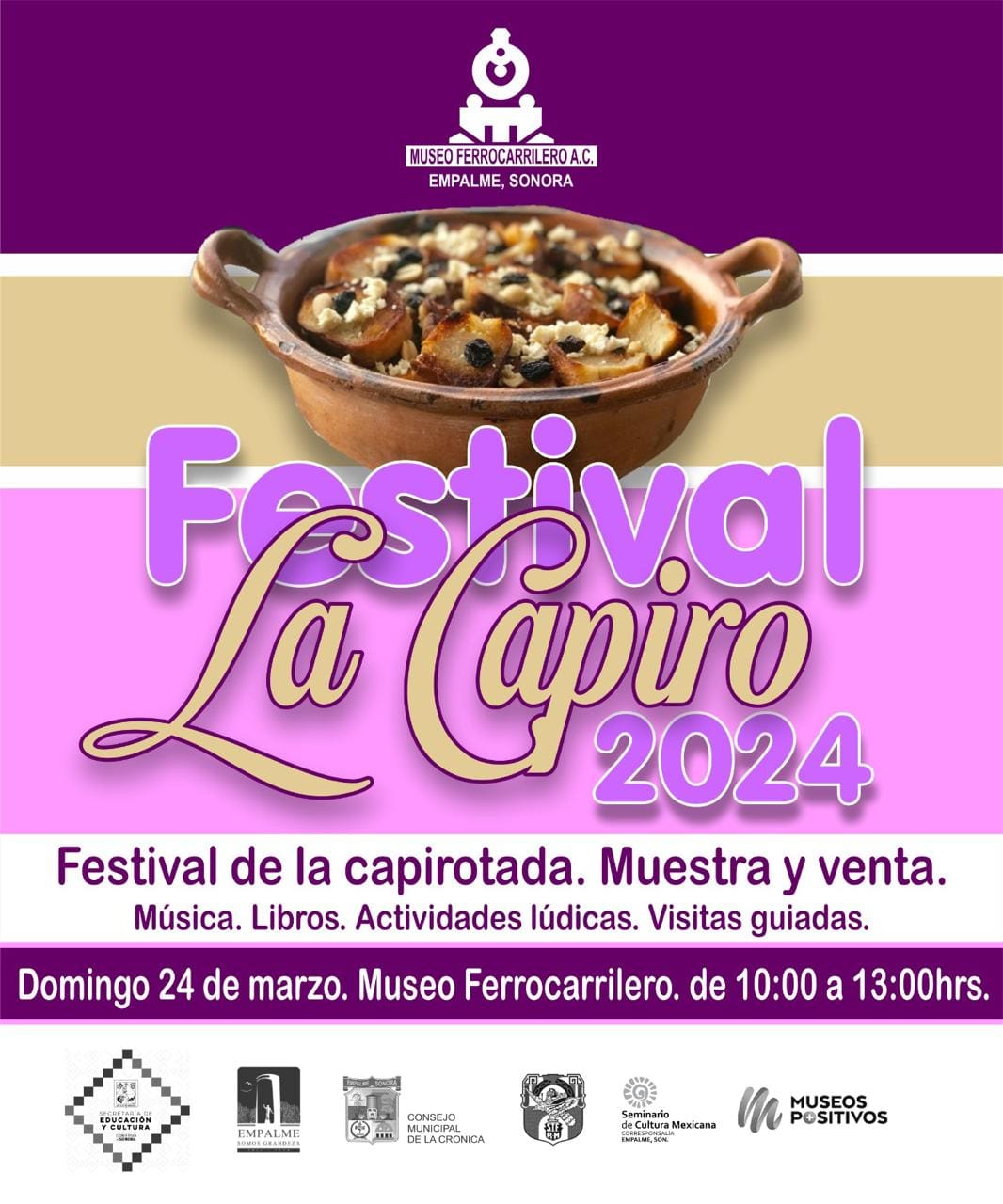 Al igual que años anteriores, el MUFER se prepara para lo que sera el 4 Festival de la Capirotada, al realizarse el 24 de marzo