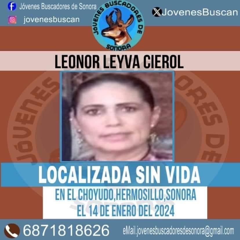 Localizan sin vida a mujer guaymense
