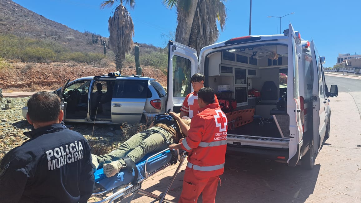 Sufre conductor heridas en San Carlos