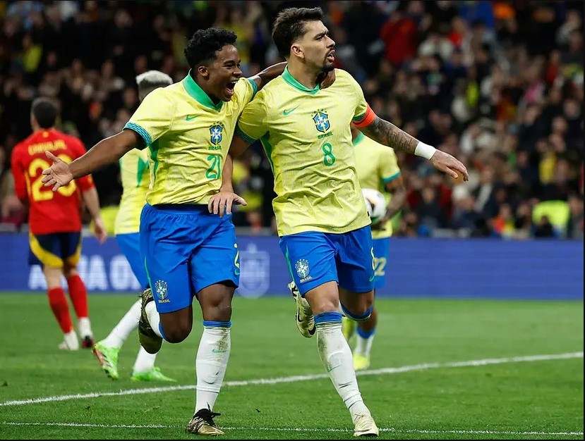 Brasil empata con Espana