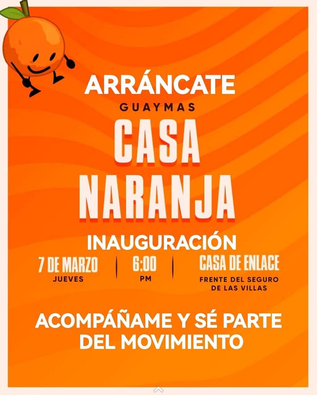 De Lucas abrirá casa naranja en Guaymas