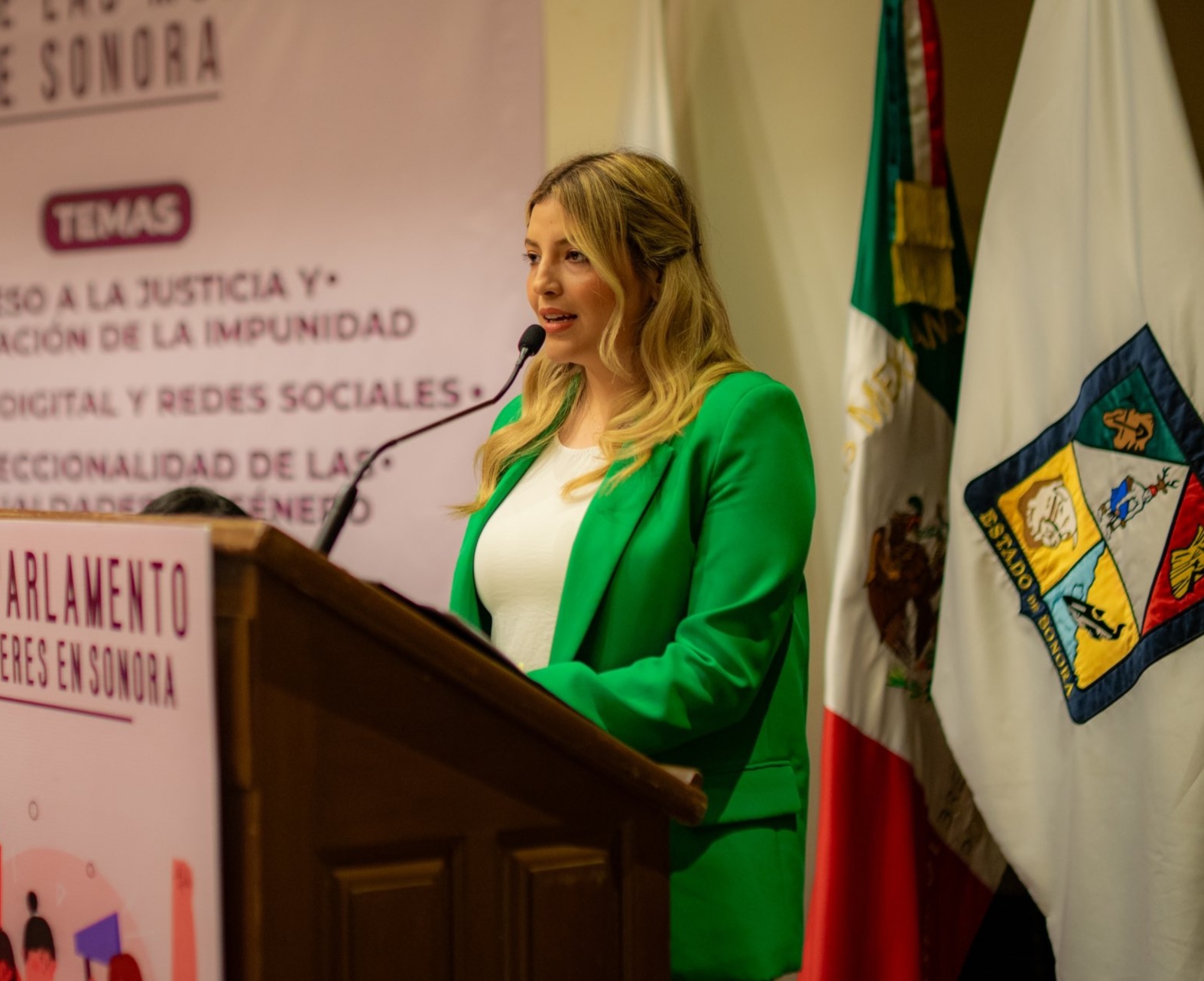 Marisol Cuadras es recordada en parlamento de mujeres