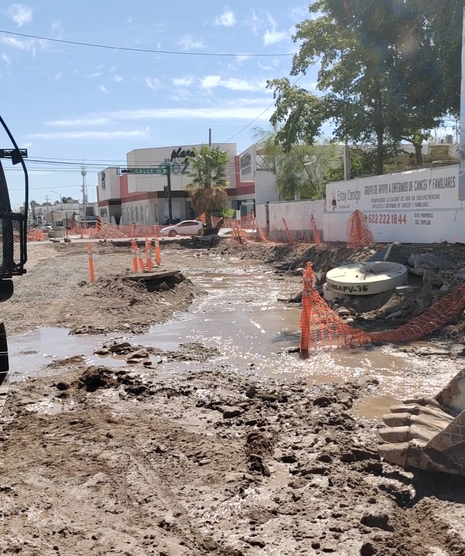 Vagabundo provoca daños en obra de la Serdán
