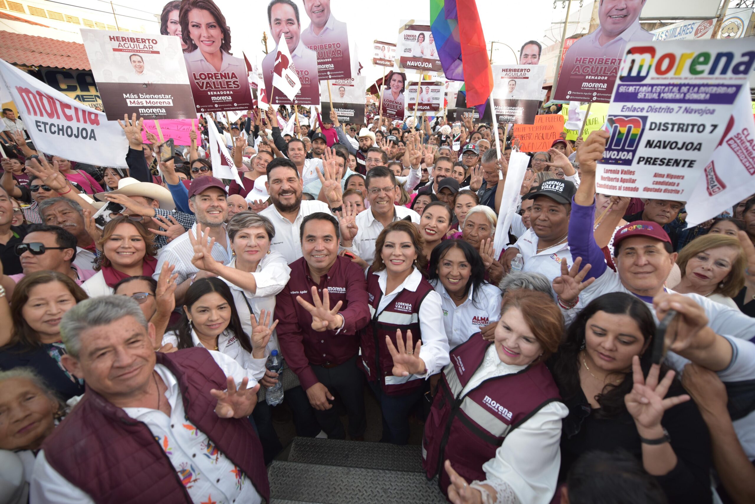 Fortaleceremos la organización de los pueblos mayos: Lorenia Valles y Heriberto Aguilar