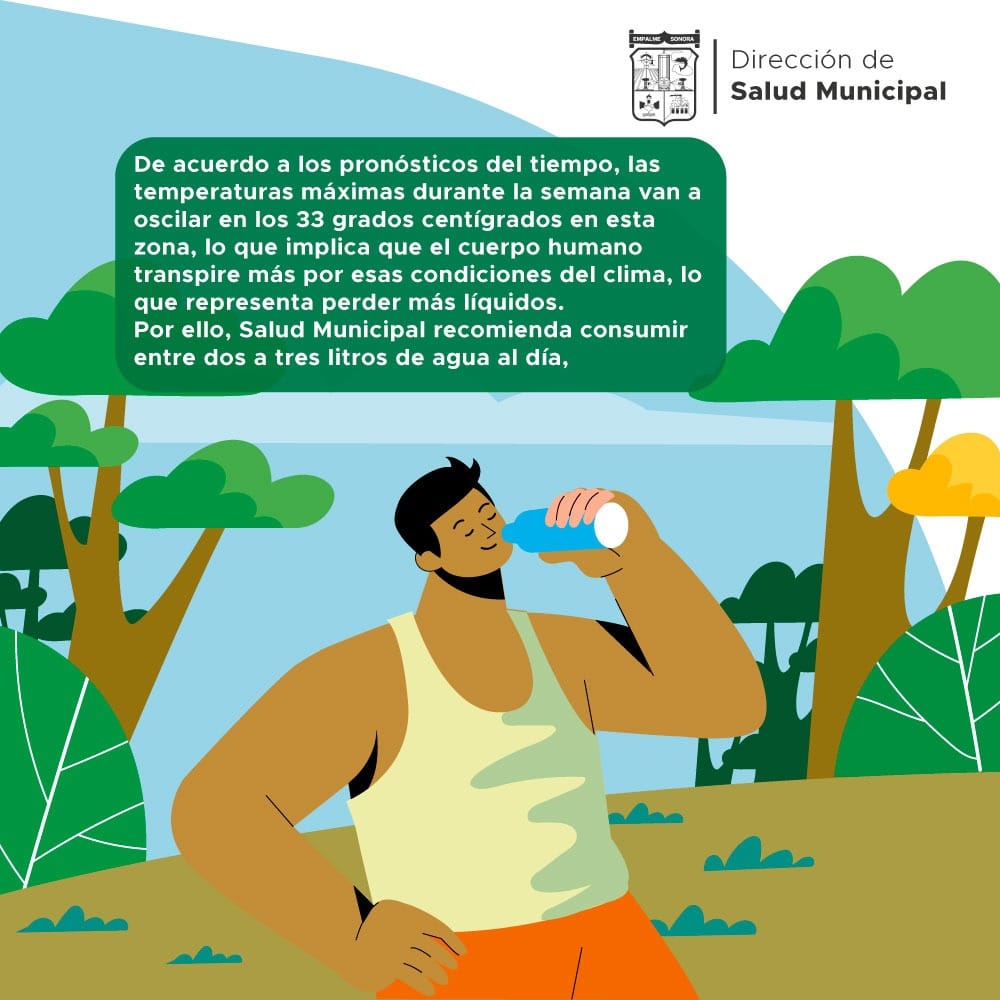 17 abril piden cuidarse ante las altas temperaturas que se han dejado sentir ya