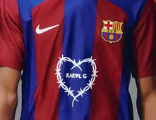 Barcelona usara logotipo de cantante Karol G en sus camisas