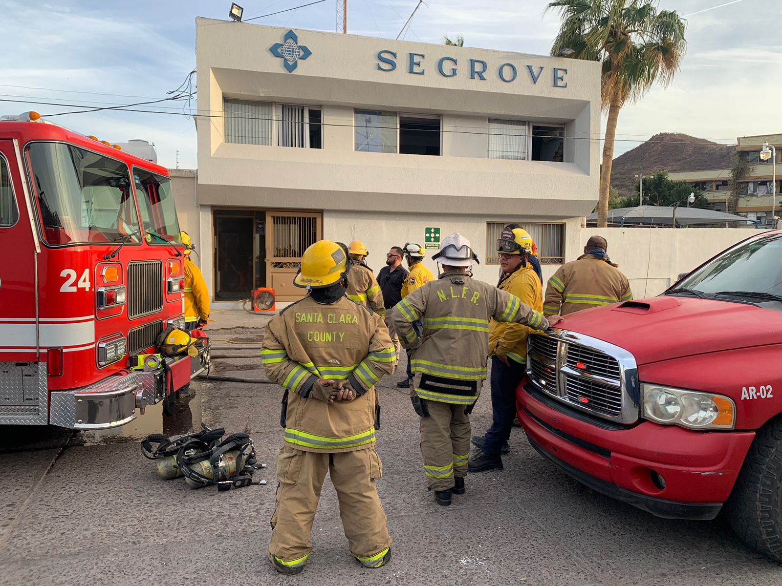 Se incendia grupo Segrove