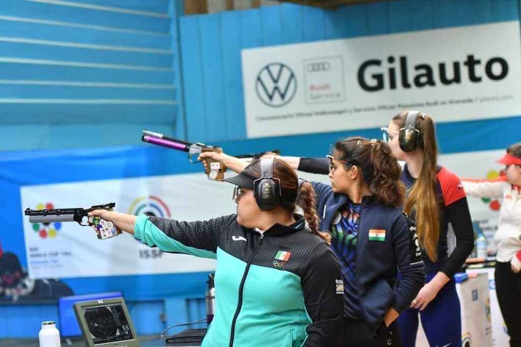 Andrea Ibarra tiro deportivo