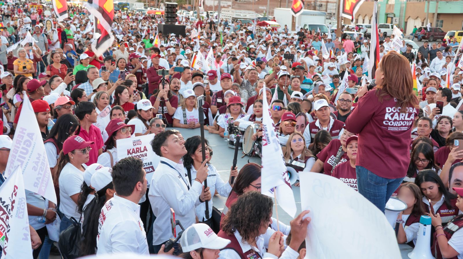 Seguirá la segunda etapa de la Cuarta Transformación en Guaymas: Karla Córdova