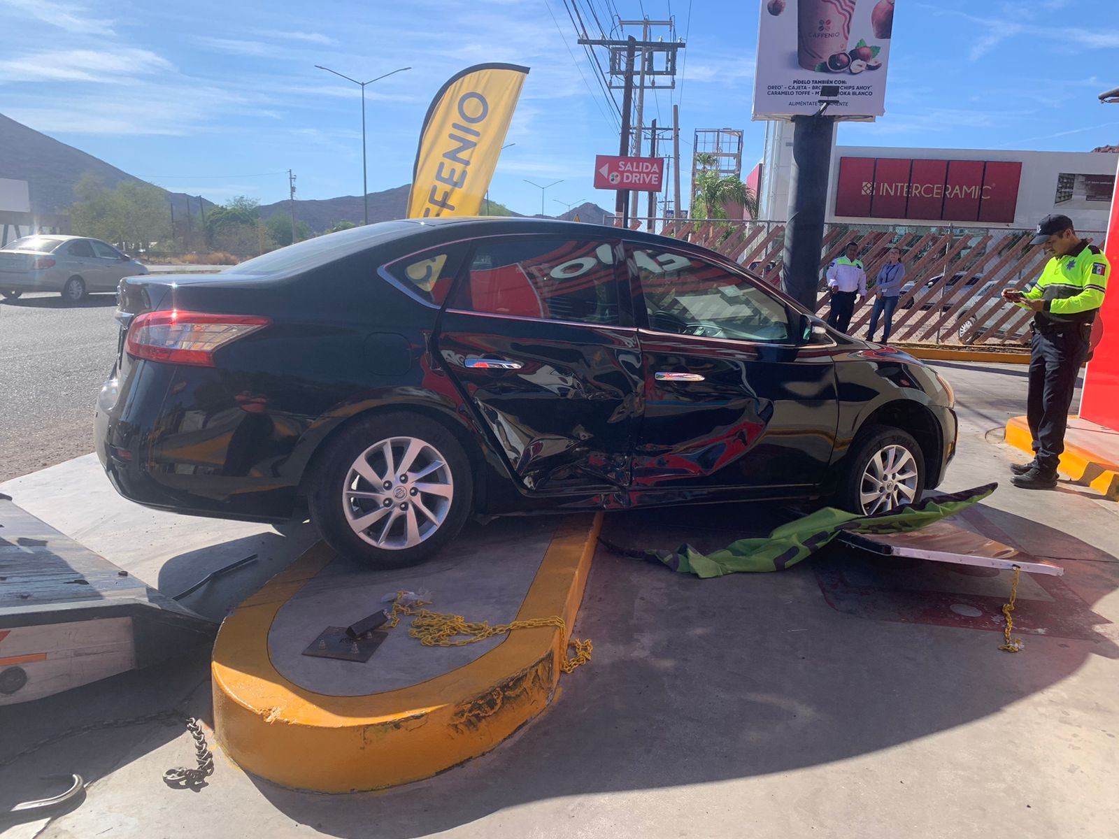 Cuantiosos daños materiales en vehículos