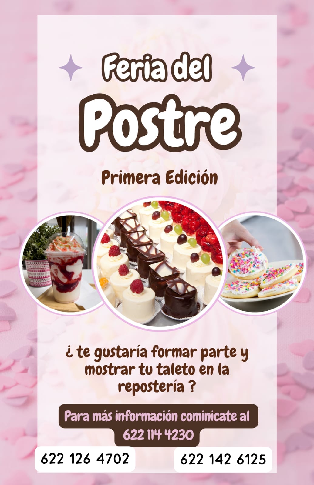 Habrá feria del postre
