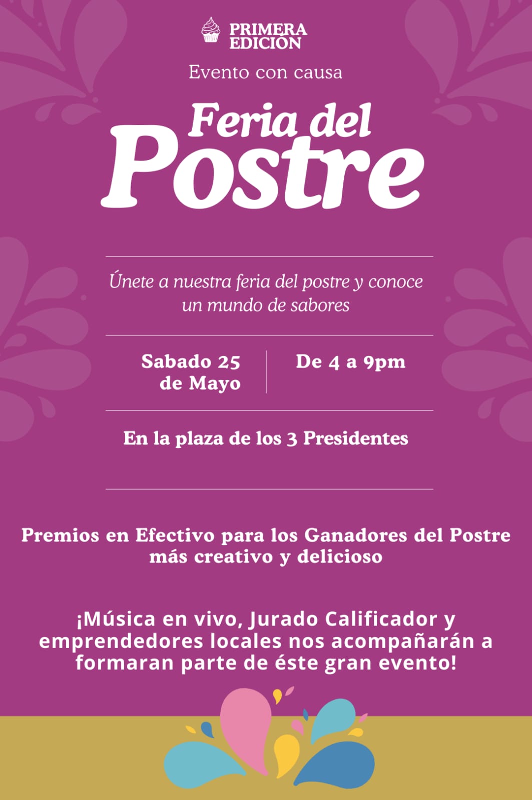 Éxito en registro de feria del postre