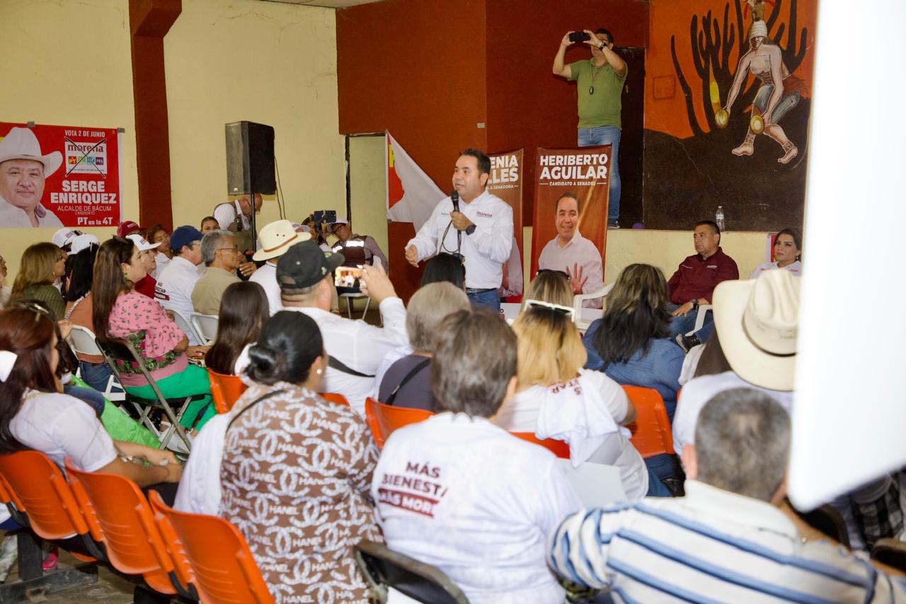 Convoca Heriberto Aguilar a organizarse para el triunfo del pueblo