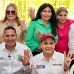 Celebra la candidata a la alcaldía la doctora Karla Córdova González Día del Trabajo con personal del SUTSAG