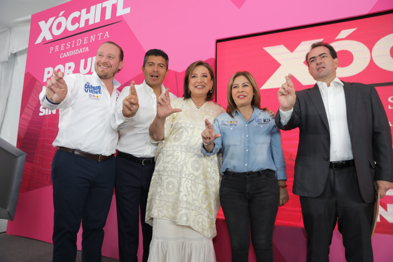 Impulsan candidatos de oposición estrategia de seguridad para centro del país