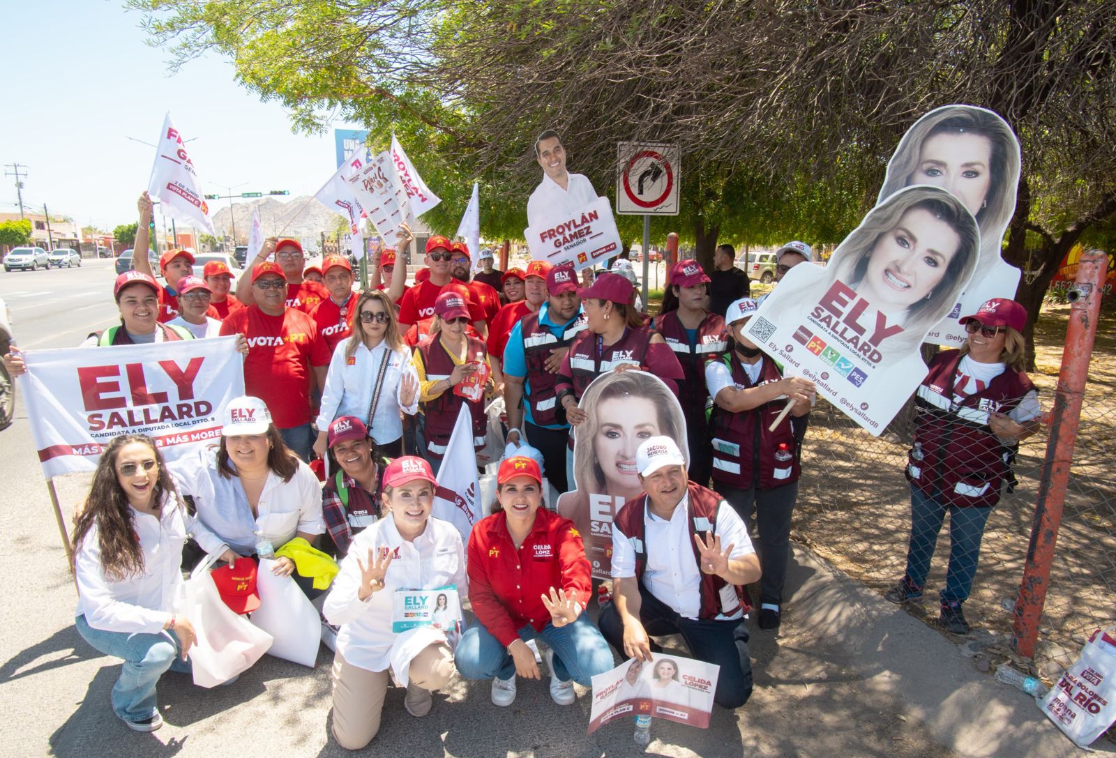 Celida y Froylán potencian Plan C en Sonora