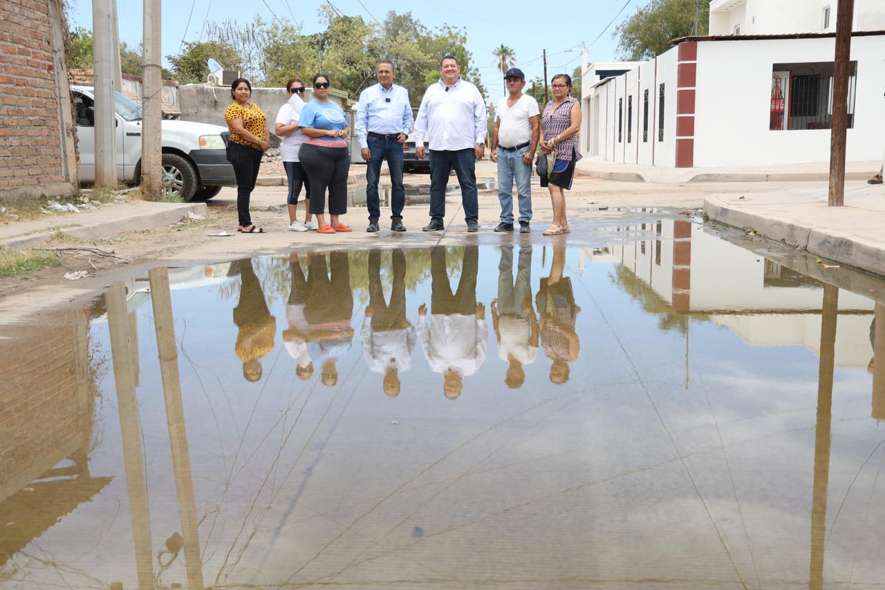 Pactan Beltrones y Jorge García de León compromiso de gestión de recursos para solucionar la insuficiencia agua y el drenaje colapsado en Navojoa