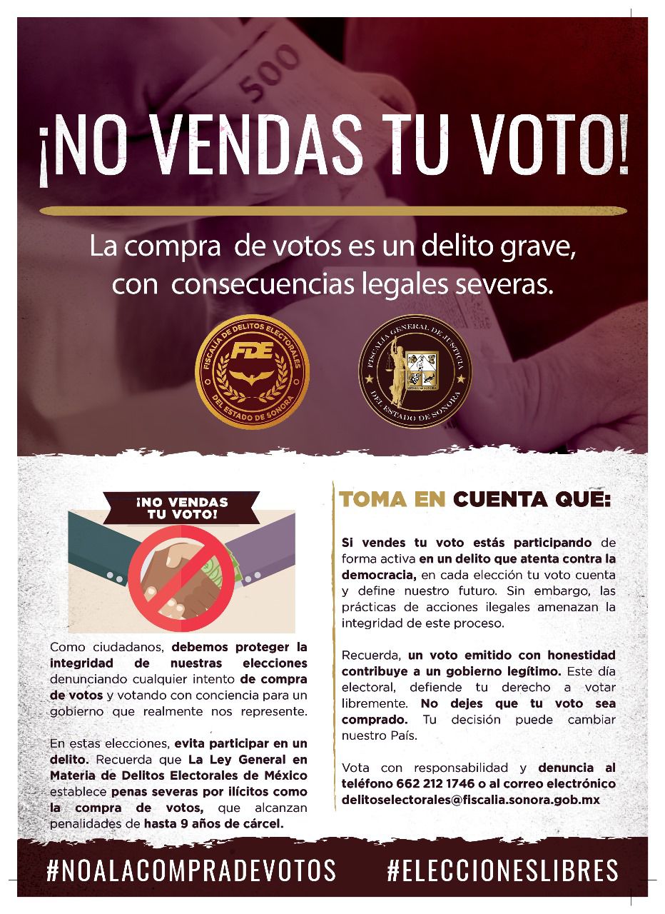 ¡No vendas tu voto!