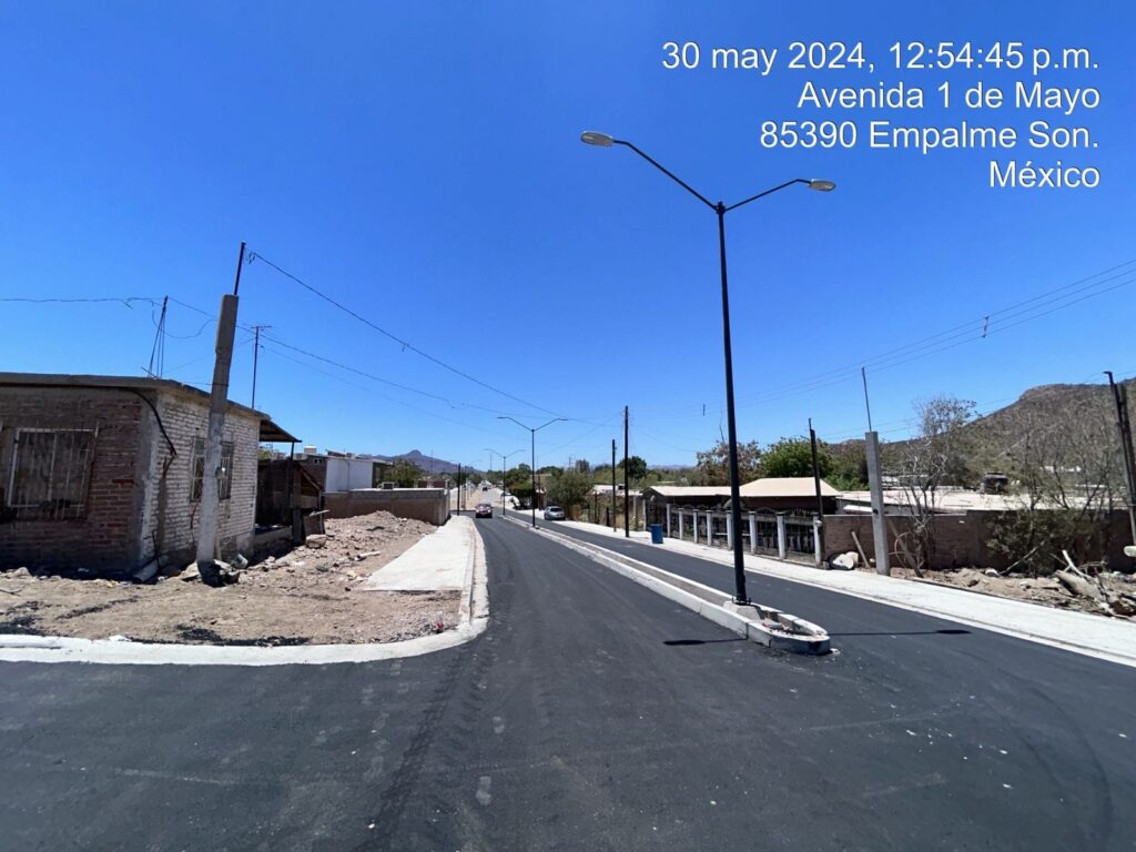 Concluirán detalles en pavimentación de avenida Primero de Mayo; presenta 98% de avance 1 12 junio por concluir obra de pavimentacion