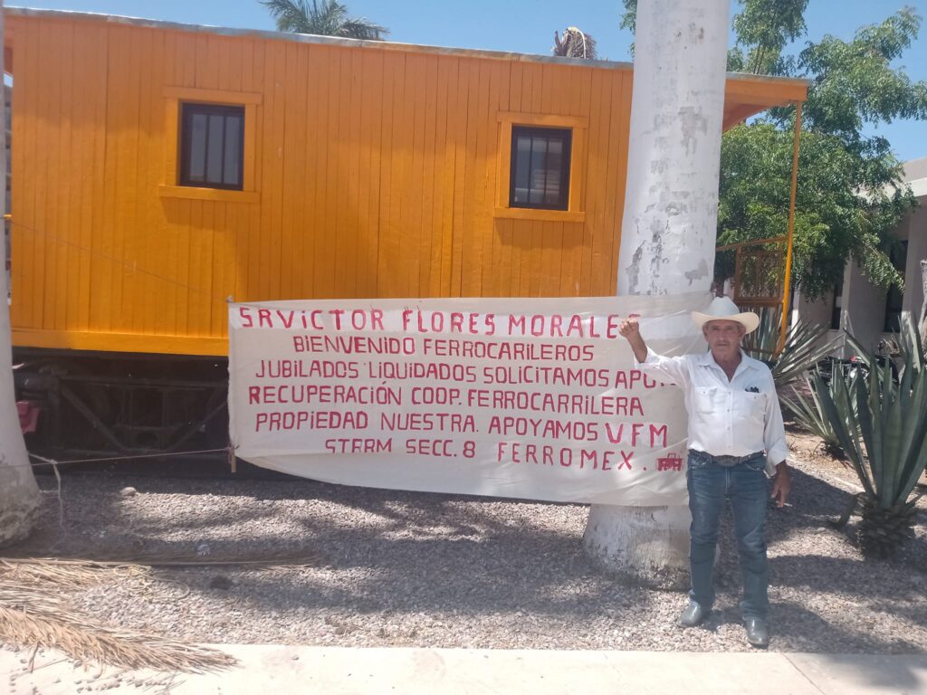 Piden apoyo a Víctor Flores para recuperar cooperativa 1 28 junio apoyara victor flores a recuperar la cooperativa ferrocarrilera
