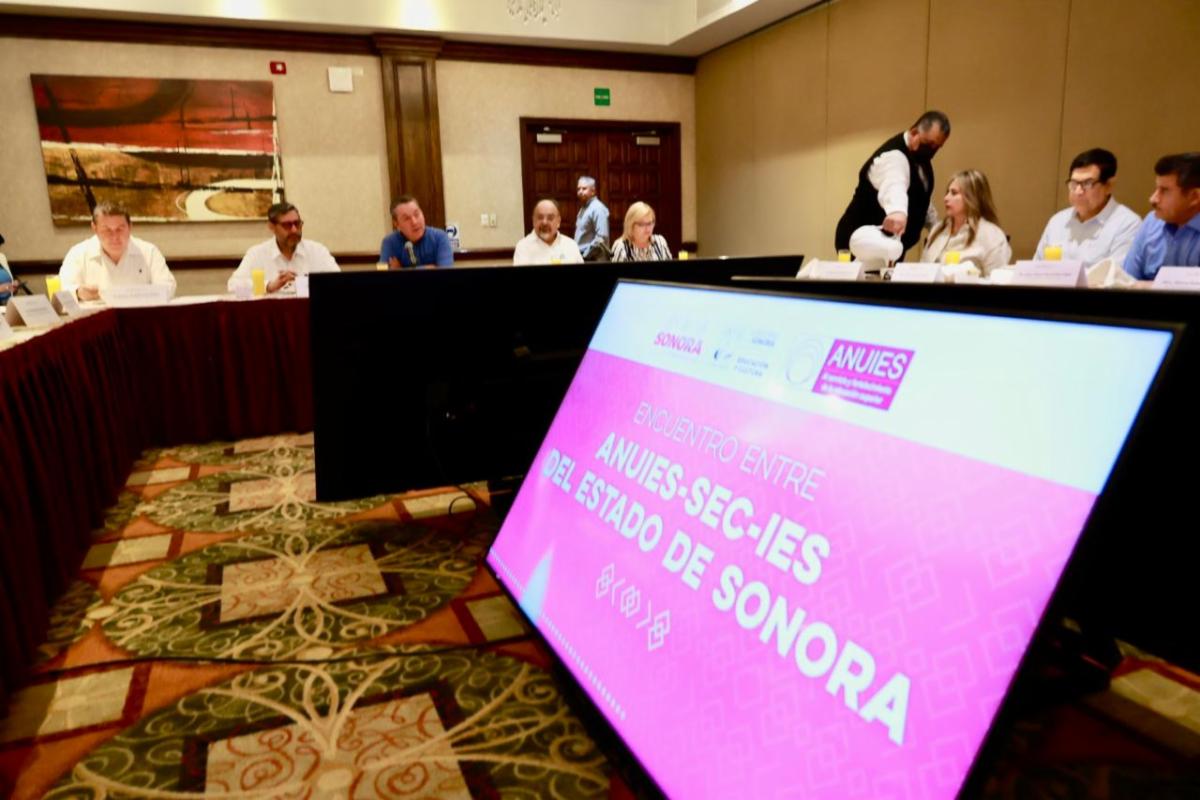 Analizan SEC, ANUIES e Instituciones de Educación Superior alianzas estratégicas para Sonora