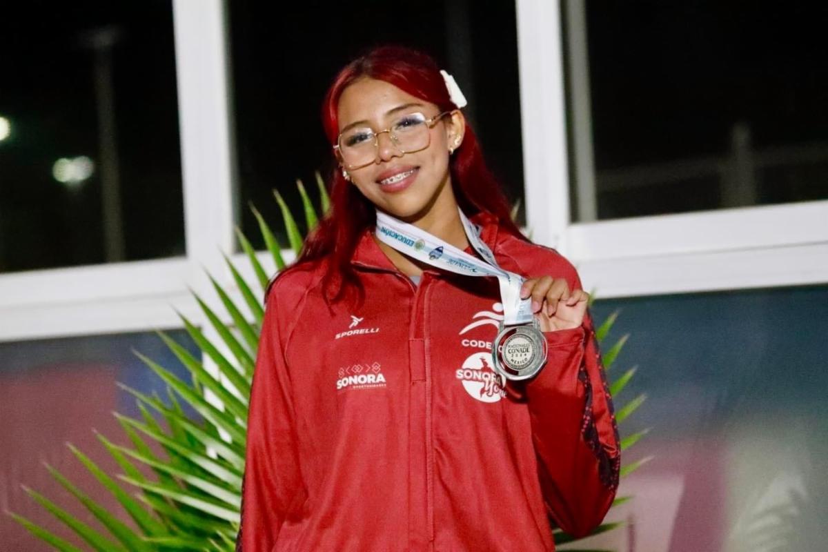 Gana alumna de Cobach Sonora medallas de plata y bronce en Juegos Nacionales Conade