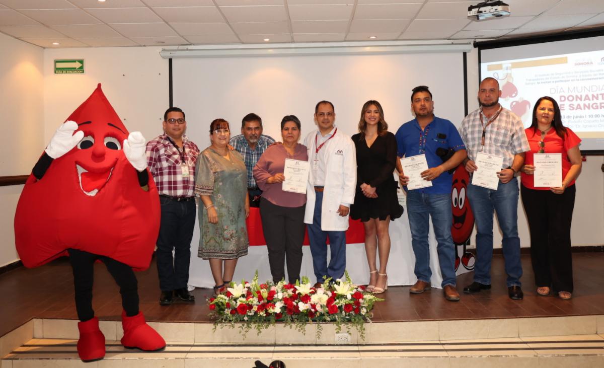 Reconoce Isssteson a donadores altruistas de sangre