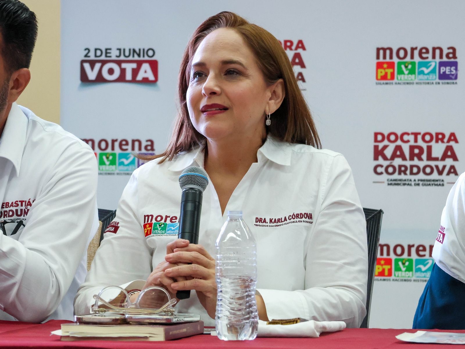 Karla Córdova, reelecta