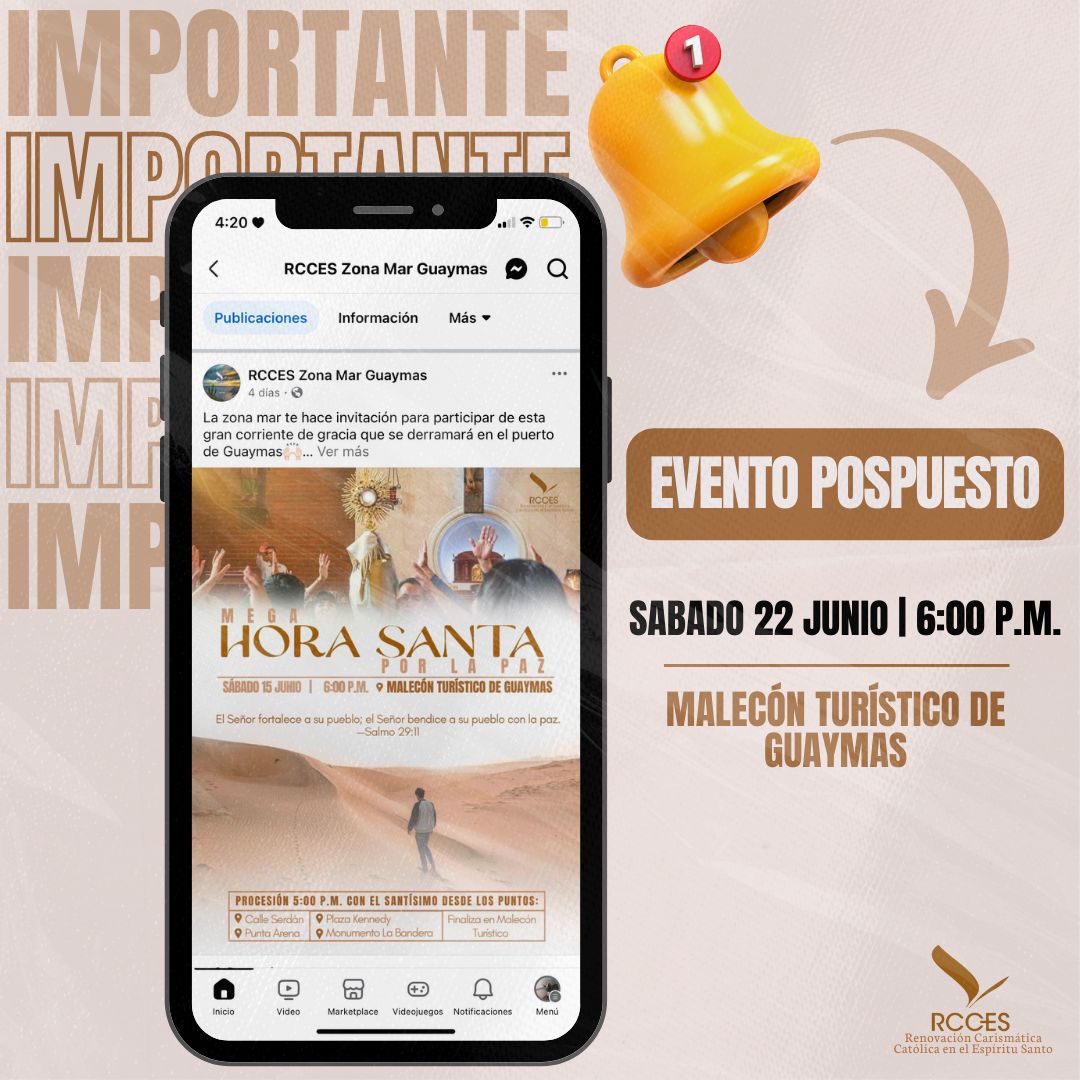 Realizarán mega hora santa