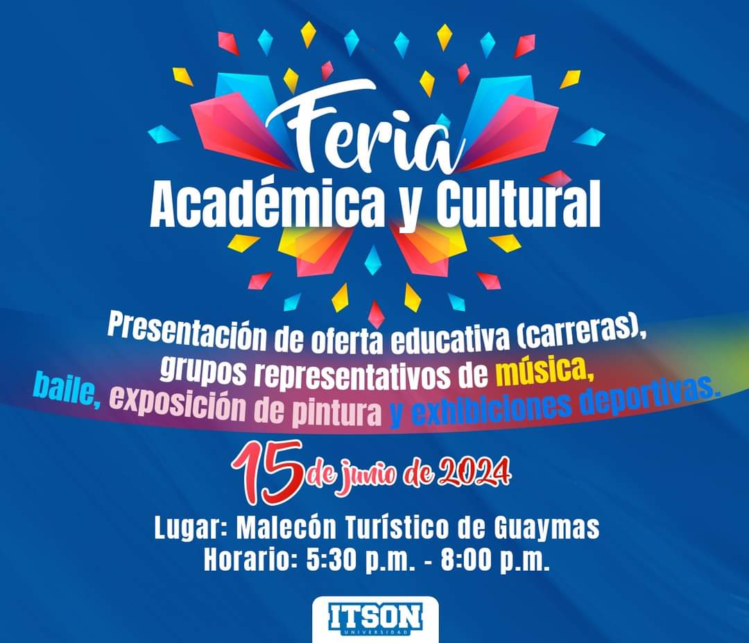 ITSON Guaymas celebra feria académica y cultural