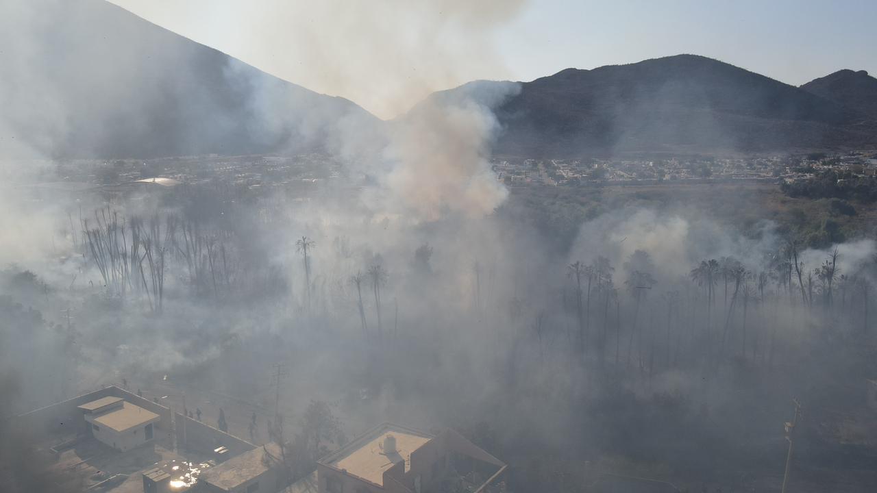 Bomberos realiza peritaje de mega incendio