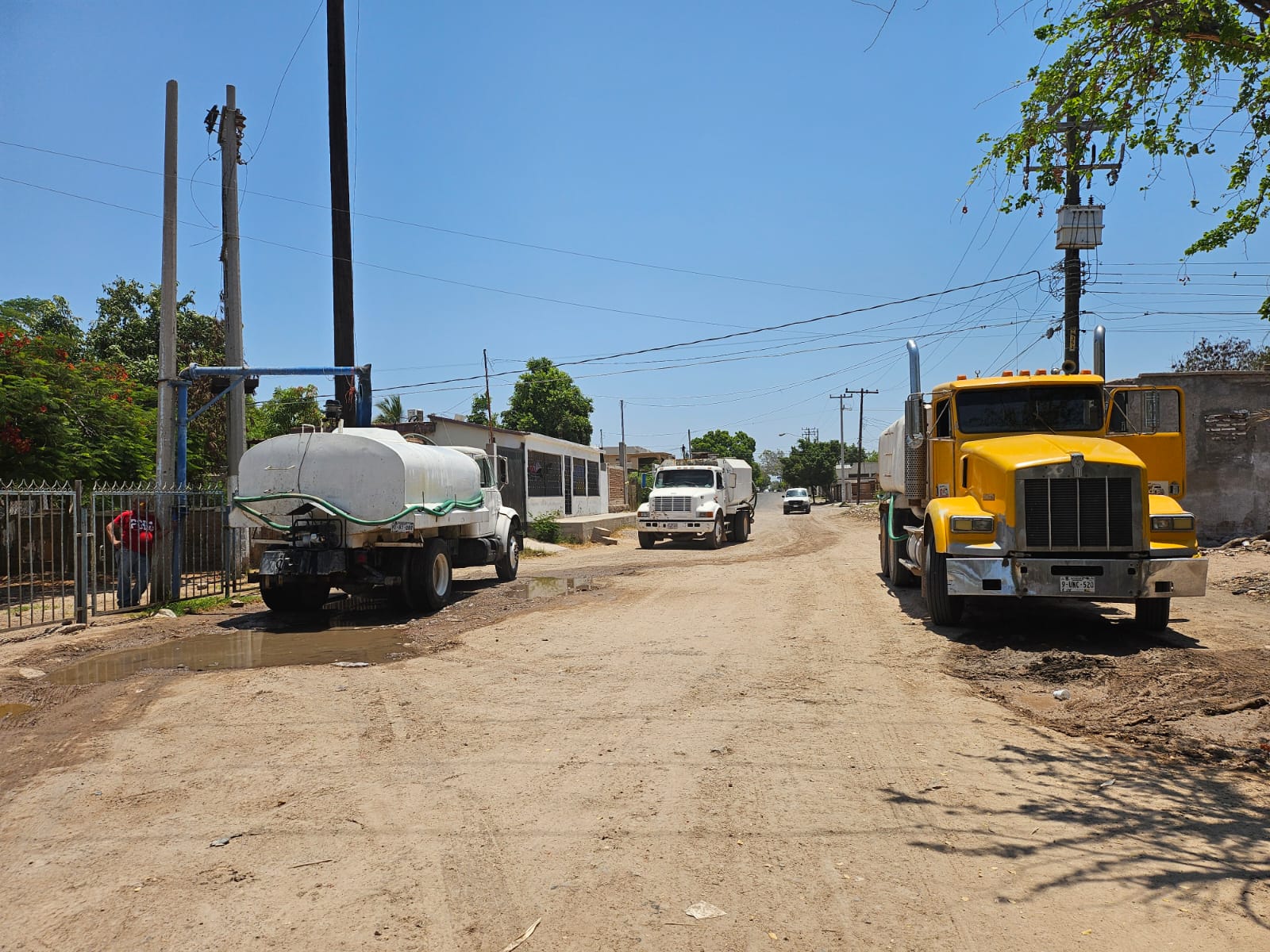 Se restablece suministro de agua potable en Empalme