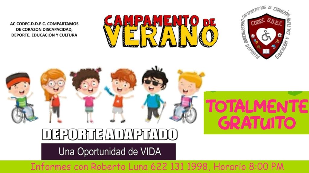 Inicia CODEC.D.D.E.C. A.C. campamento de verano; es gratis en los terrenos de los Piggy Back 1 8 julio campamento de verano de codec