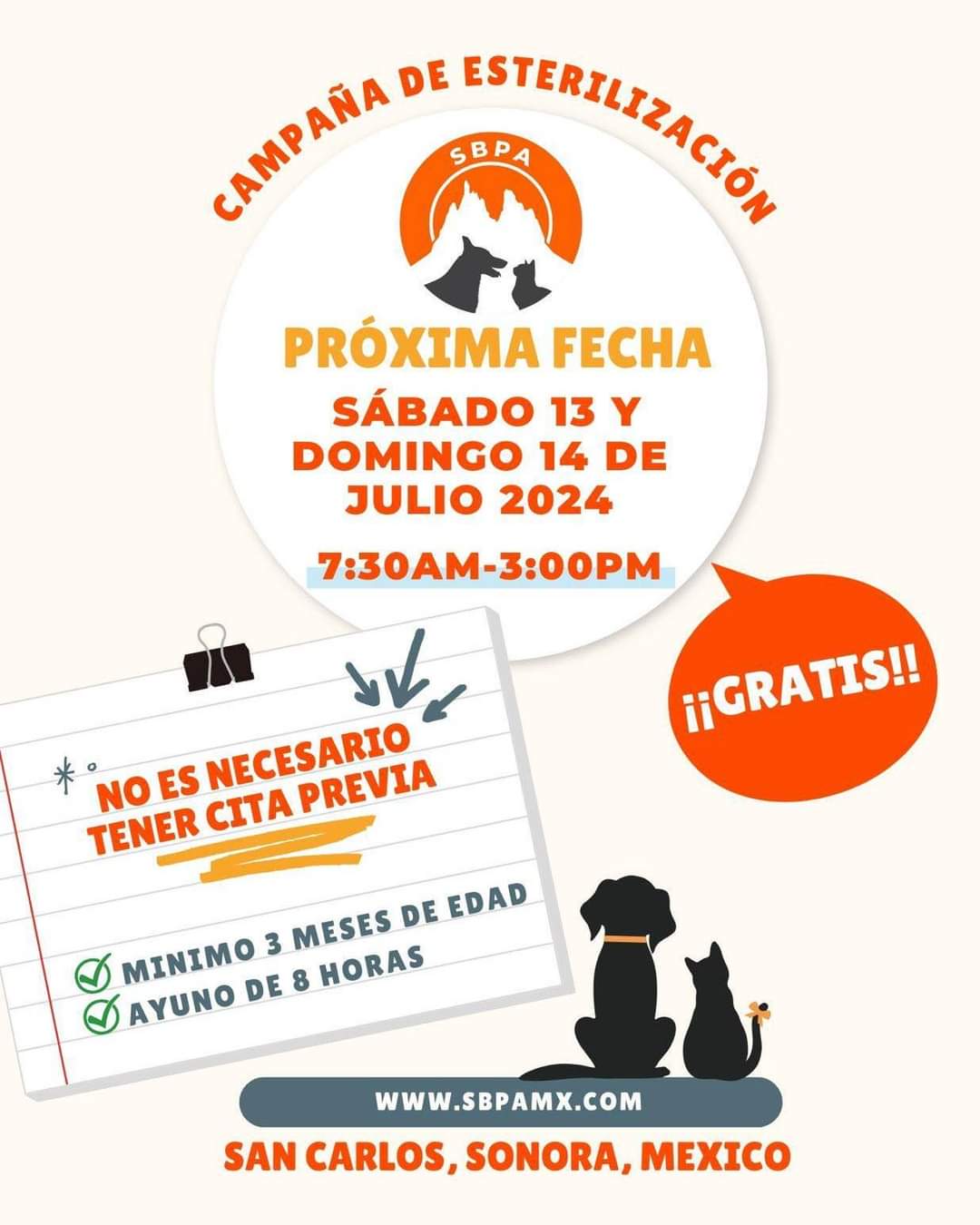 Habrá esterilización canina