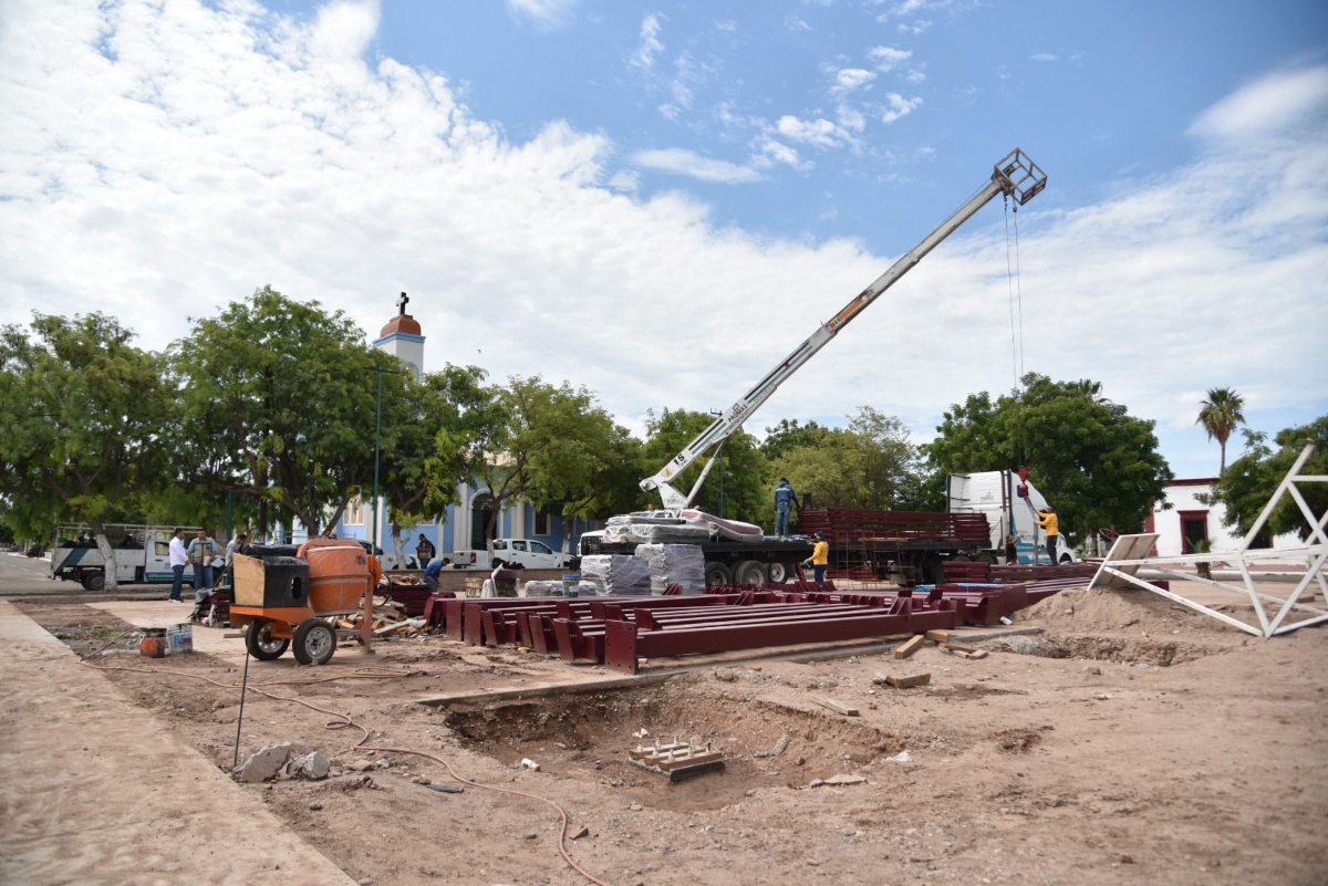 Supervisa Cecop avance de obra en Etchojoa