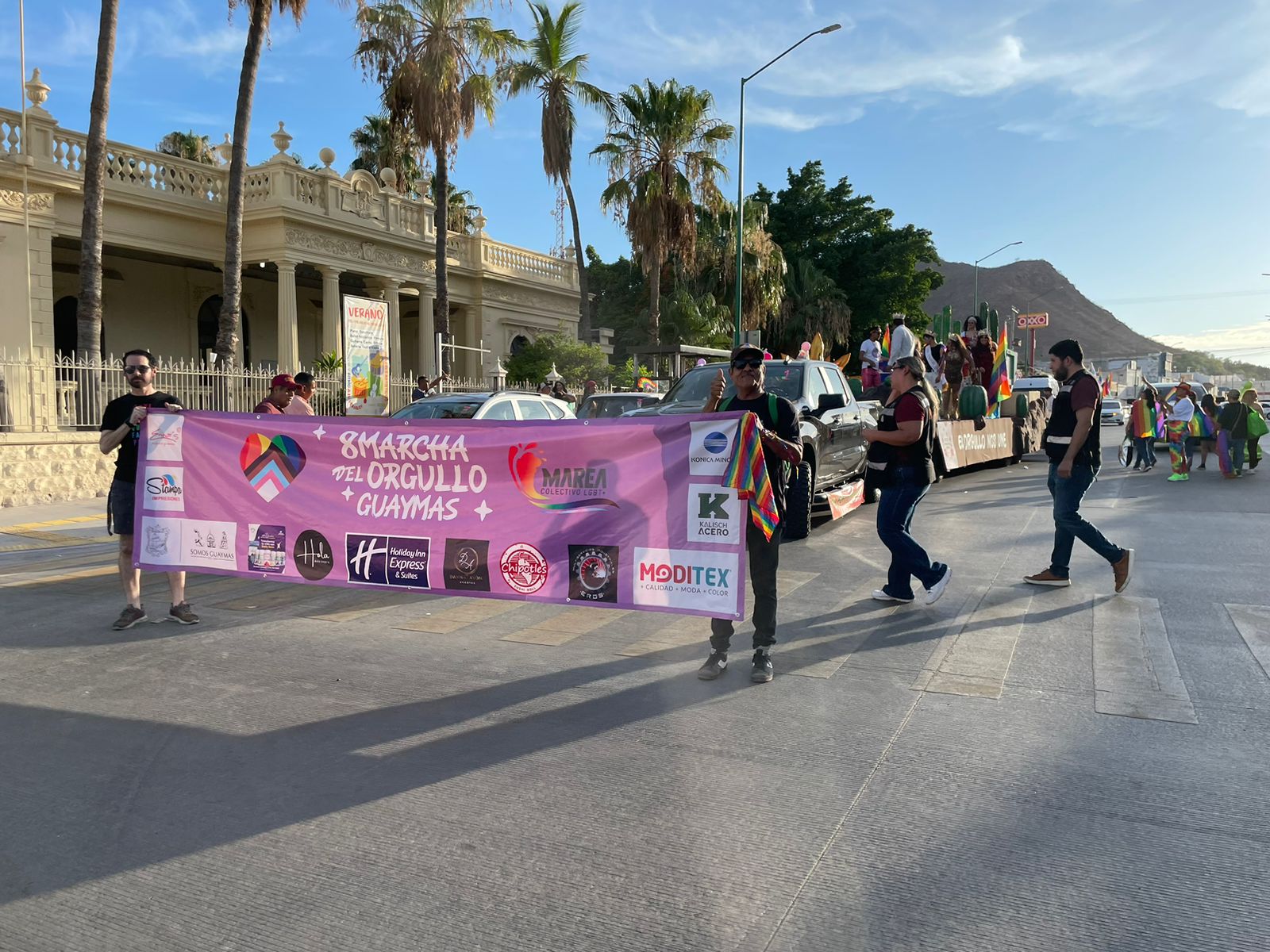 Se marcha por el orgullo en Guaymas