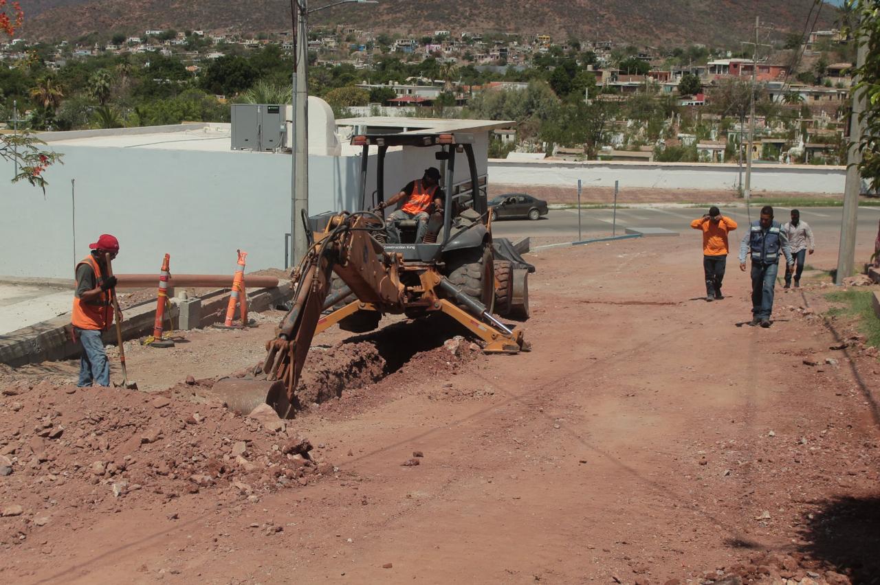Se mantienen obras de infraestructura en Guaymas